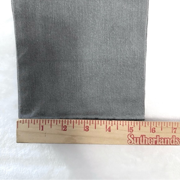 INC Denim Mid Rise Straight Jeans 2/26 Gray Fade Wash Distressed NWT - Picture 12 of 12